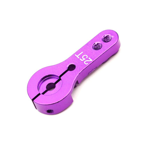 SpeedTek RC CNC Aluminum 25T Servo Horn (Purple)