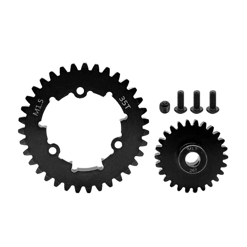 SpeedTek RC Heavy Duty Mod 1.5 Pinion Gear (8mm) (26T) & Spur Gear (35T) Combo