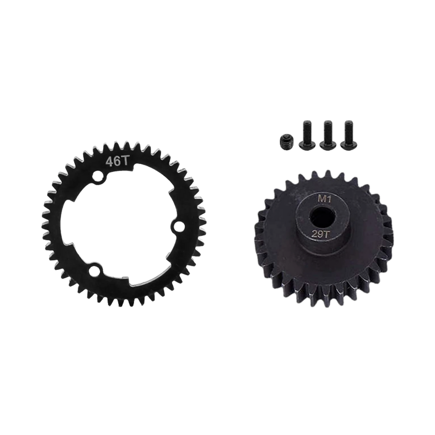 SpeedTek RC Heavy Duty Mod 1.0 Pinion Gear (5mm) (29T) & Spur Gear (46T) Combo