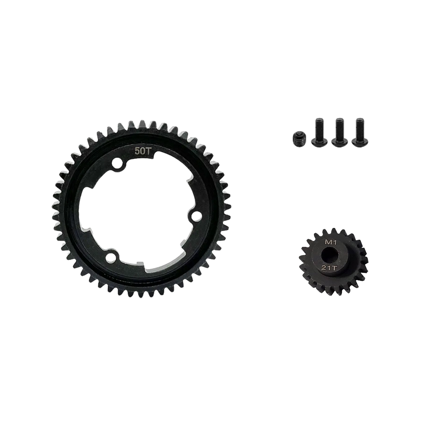 SpeedTek RC Heavy Duty Mod 1.0 Pinion Gear (5mm) (21T) & Spur Gear (50T) Combo