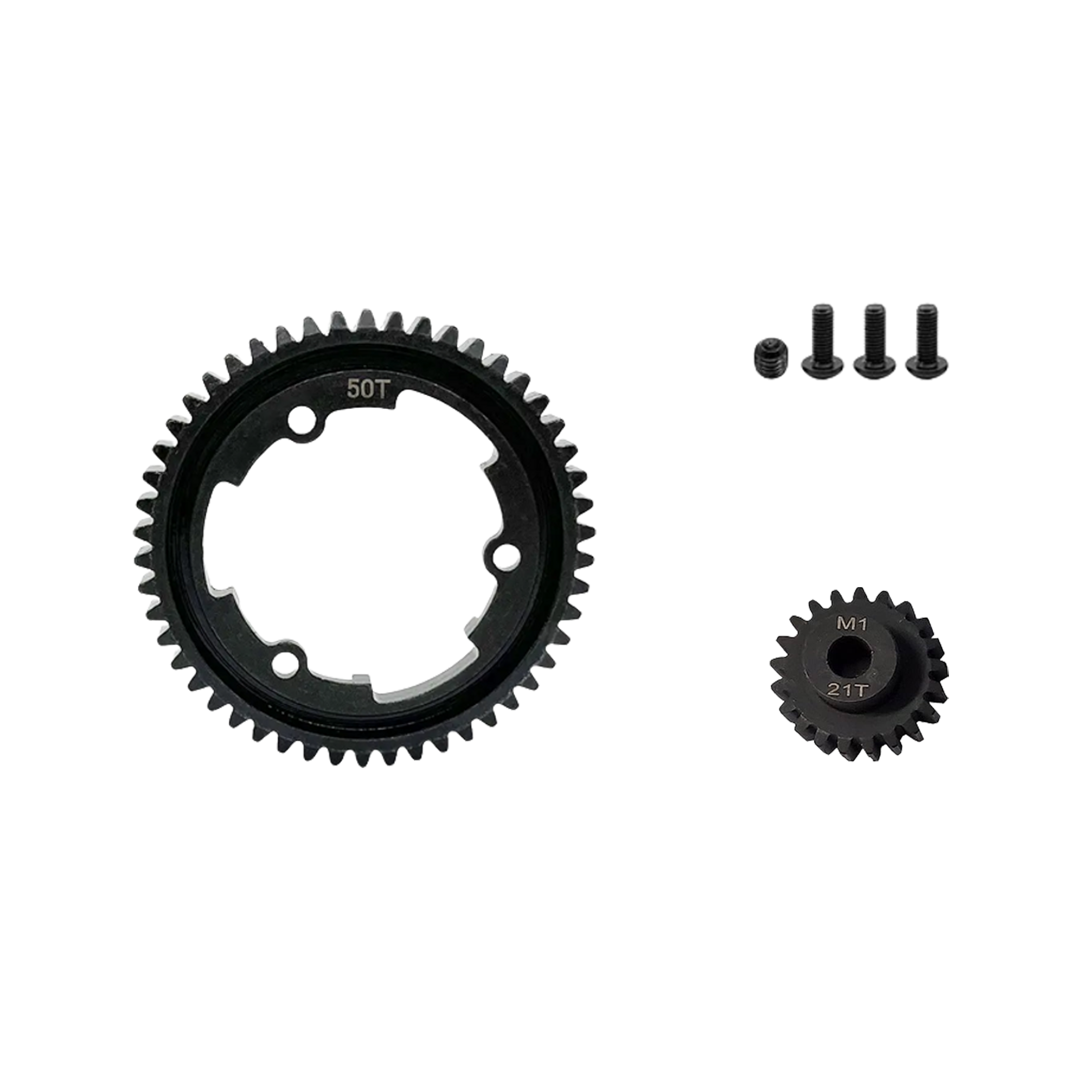 SpeedTek RC Heavy Duty Mod 1.0 Pinion Gear (5mm) (21T) & Spur Gear (50T) Combo