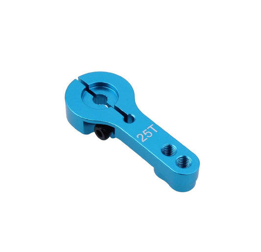 SpeedTek RC CNC Aluminum 25T Servo Horn (Blue)