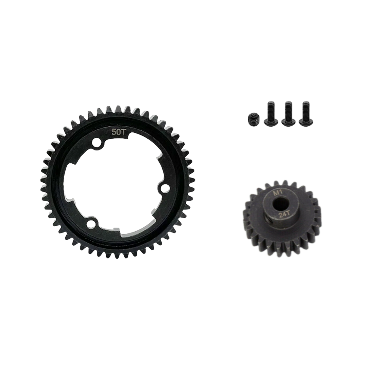 SpeedTek RC Heavy Duty Mod 1.0 Pinion Gear (5mm) (24T) & Spur Gear (50T) Combo