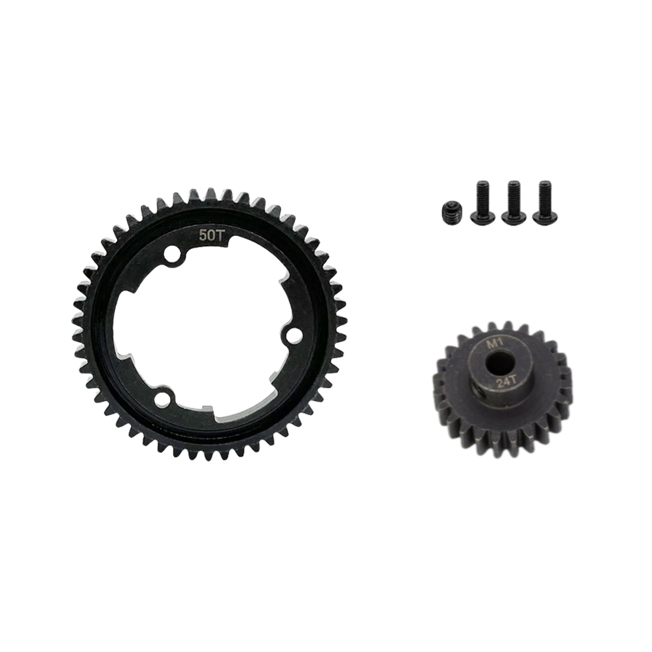 SpeedTek RC Heavy Duty Mod 1.0 Pinion Gear (5mm) (24T) & Spur Gear (50T) Combo