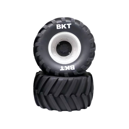 SpeedTek RC 91/173 Un-Mounted Un-Belted Monster Truck Tires (2) (White)