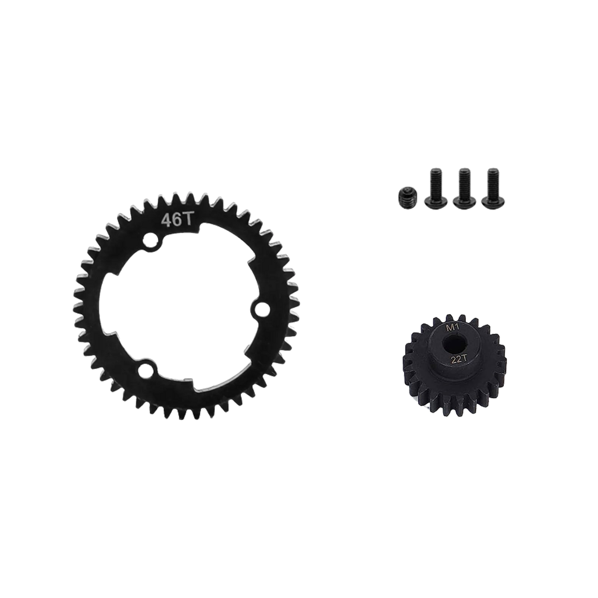 SpeedTek RC Heavy Duty Mod 1.0 Pinion Gear (5mm) (22T) & Spur Gear (46T) Combo