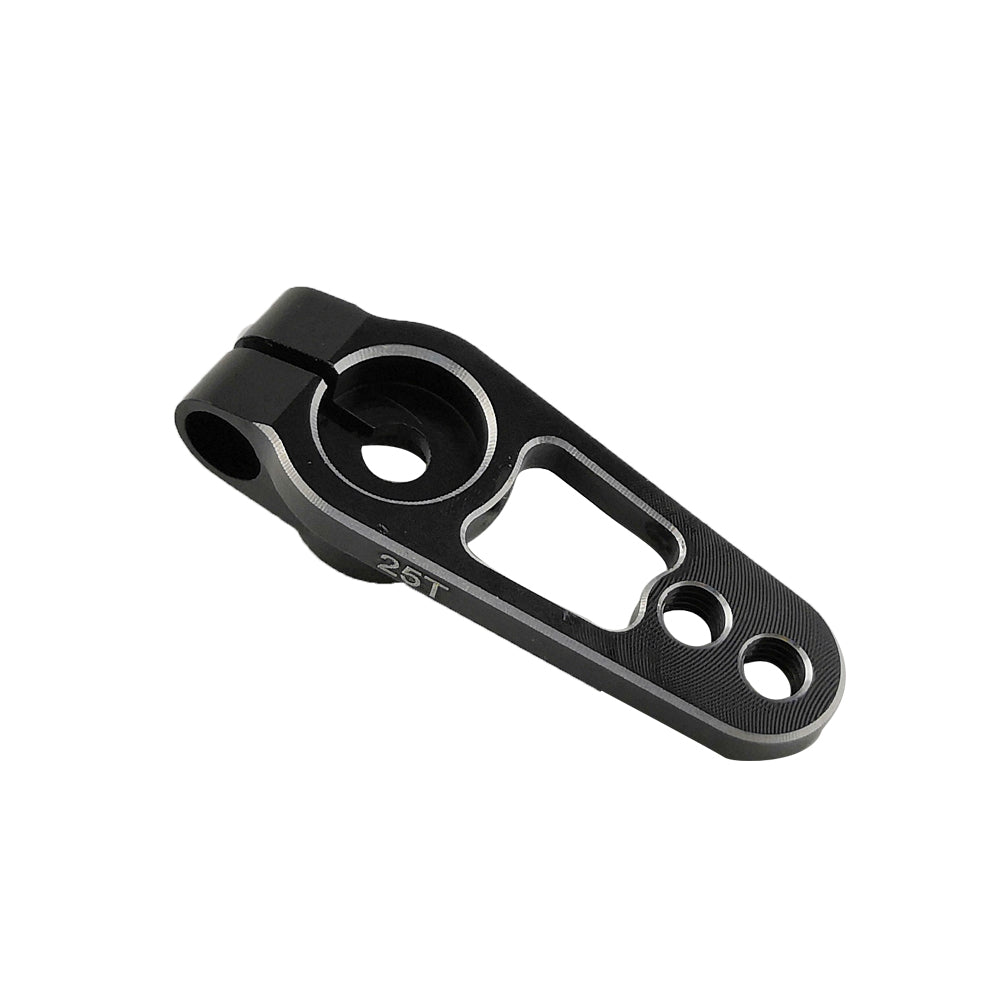 SpeedTek RC CNC Aluminum Premium 25T Servo Horn (Black)