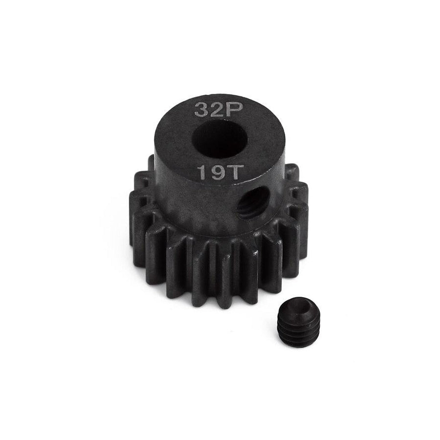 SpeedTek RC Heavy Duty Hardened Steel 32P Pinion Gears (5mm Bore) (19T)