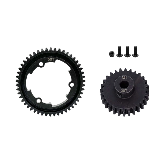 SpeedTek RC Heavy Duty Mod 1.0 Pinion Gear (5mm) (28T) & Spur Gear (50T) Combo