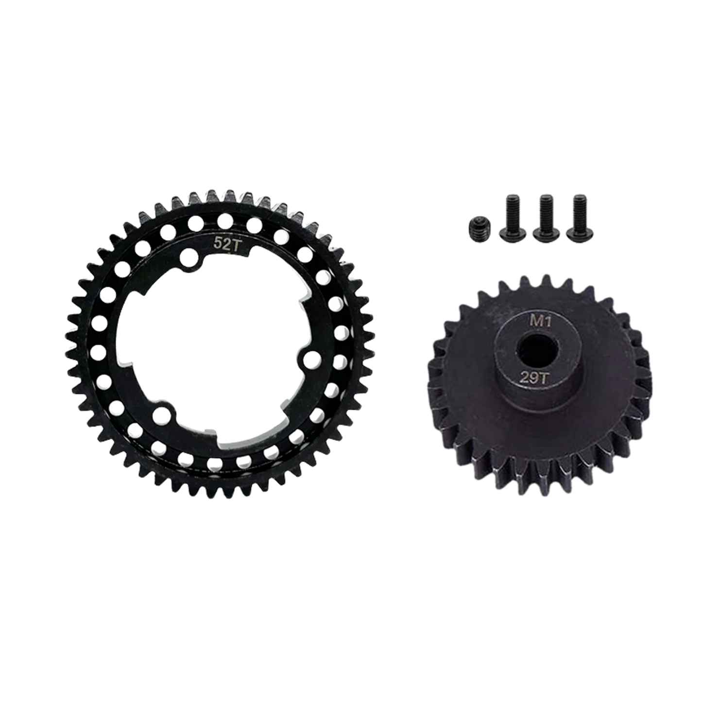 SpeedTek RC Heavy Duty Mod 1.0 Pinion Gear (5mm) (29T) & Spur Gear (52T) Combo