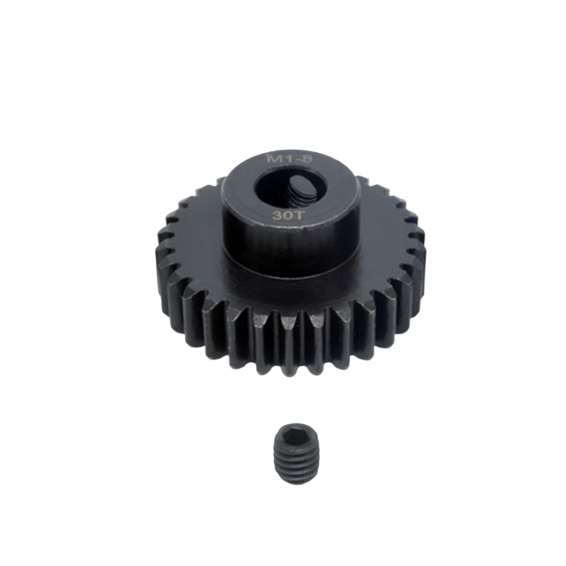 SpeedTek RC Heavy Duty Hardened Steel Mod 1 Pinion Gear (8mm Bore)-30T