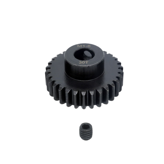 SpeedTek RC Heavy Duty Hardened Steel Mod 1 Pinion Gear (8mm Bore)-30T