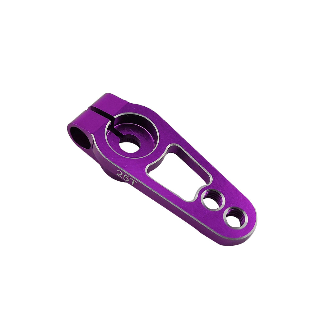 SpeedTek RC CNC Aluminum Premium 25T Servo Horn (Purple)