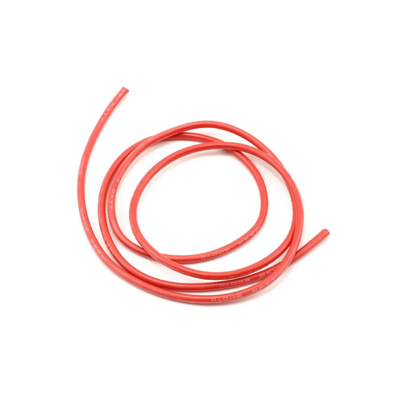 SpeedTek RC 14awg Red Silicone Hookup Wire (1 Meter)