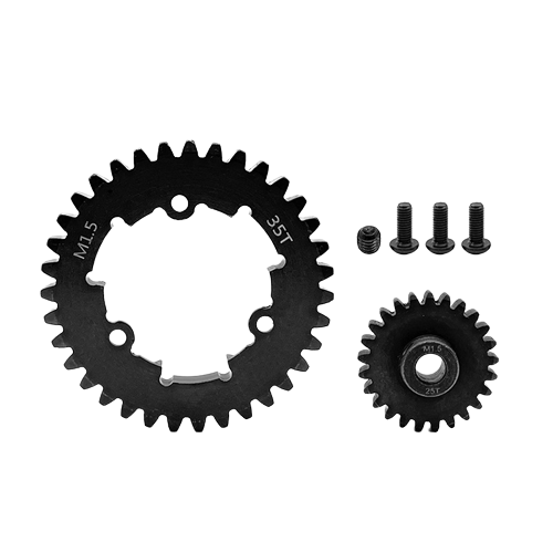 SpeedTek RC Heavy Duty Mod 1.5 Pinion Gear (8mm) (25T) & Spur Gear (35T) Combo