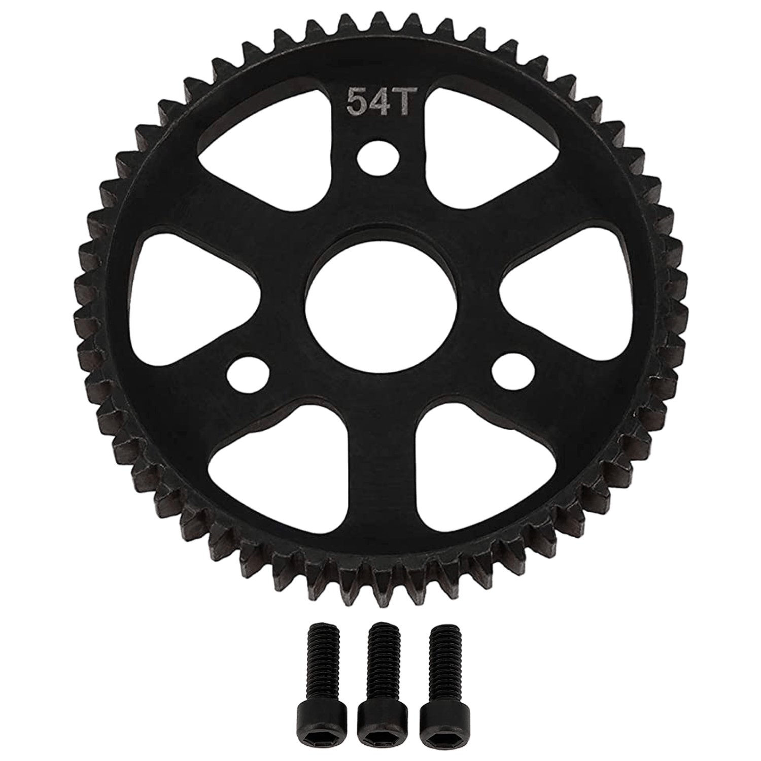 SpeedTek RC Hardened Steel Mod 0.8 Spur Gear (54T) for E-Revo, Jato 3.3, T-Maxx