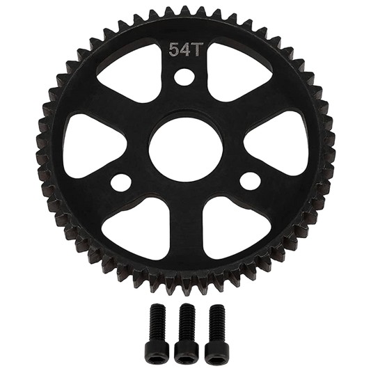 SpeedTek RC Hardened Steel Mod 0.8 Spur Gear (54T) for E-Revo, Jato 3.3, T-Maxx