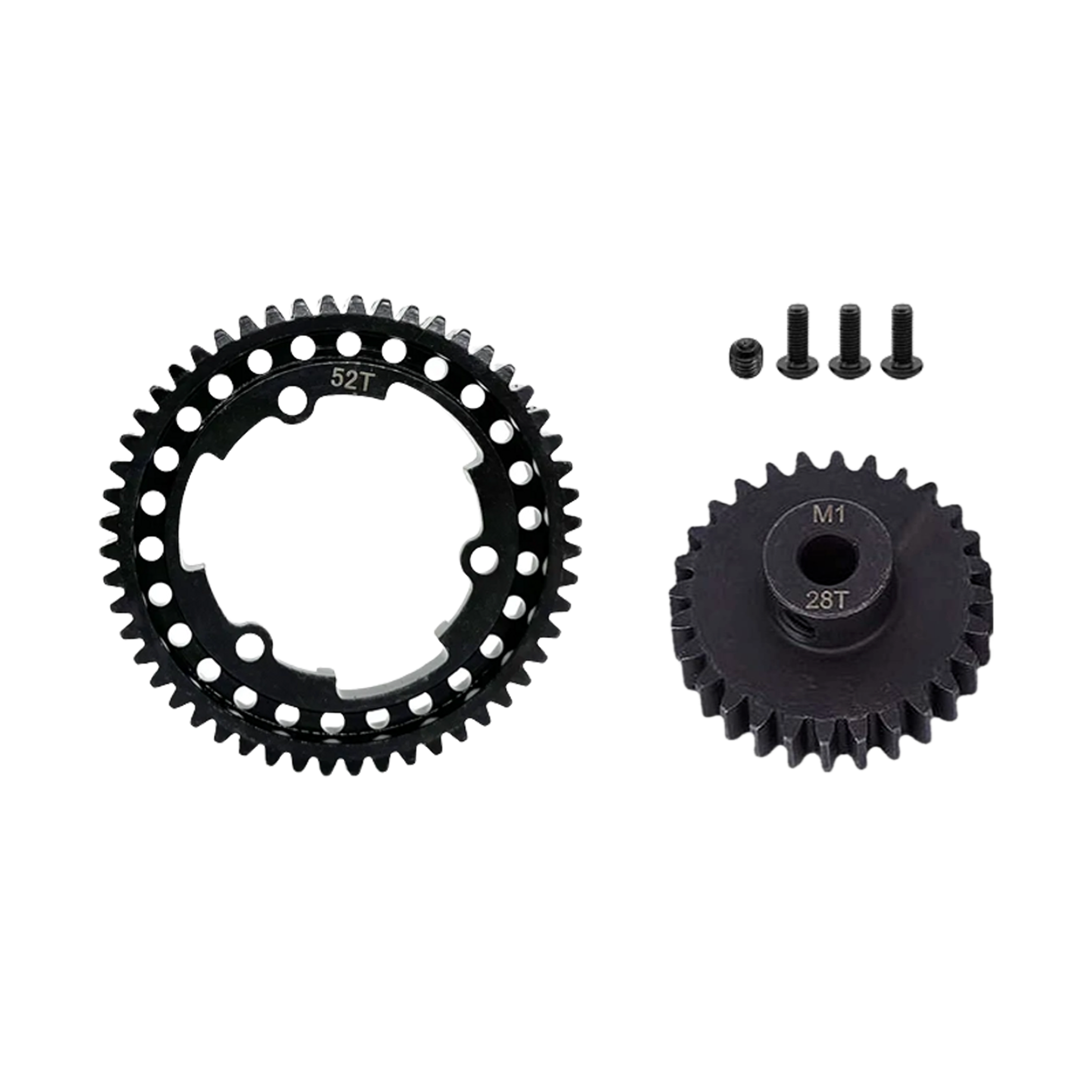 SpeedTek RC Heavy Duty Mod 1.0 Pinion Gear (5mm) (28T) & Spur Gear (52T) Combo