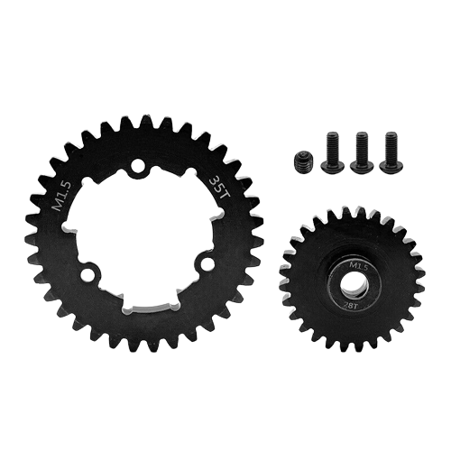 SpeedTek RC Heavy Duty Mod 1.5 Pinion Gear (8mm) (28T) & Spur Gear (35T) Combo