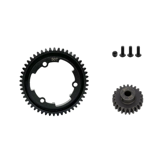 SpeedTek RC Heavy Duty Mod 1.0 Pinion Gear (5mm) (23T) & Spur Gear (50T) Combo