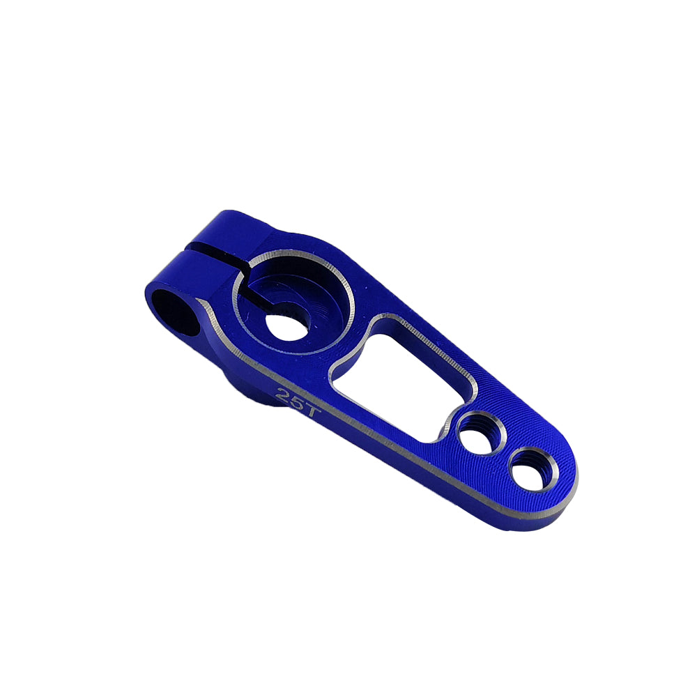 SpeedTek RC CNC Aluminum Premium 25T Servo Horn (Blue)