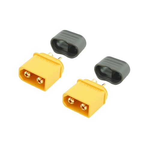 SpeedTek RC 3.5mm "TruCurrent" XT60 Polarized Sheathed Connectors (2 Male)