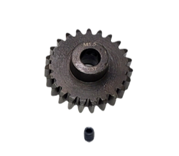 SpeedTek RC Heavy Duty Hardened Steel Mod 1.5 Pinion Gear (8mm Bore) (23T)