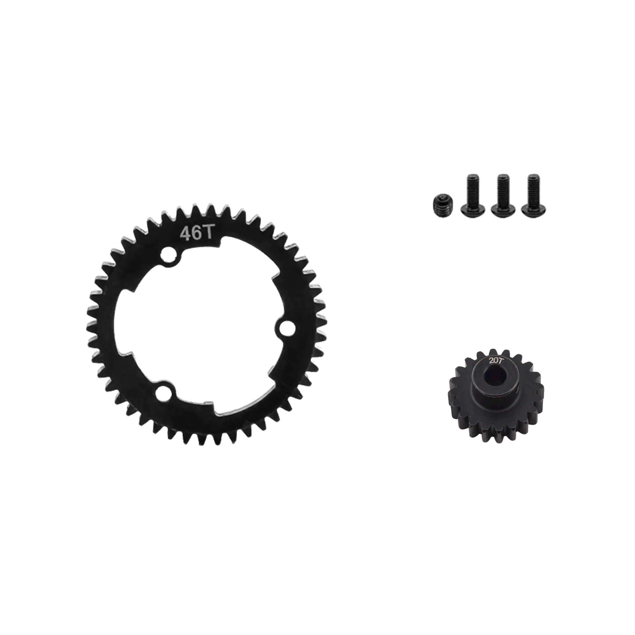 SpeedTek RC Heavy Duty Mod 1.0 Pinion Gear (5mm) (20T) & Spur Gear (46T) Combo