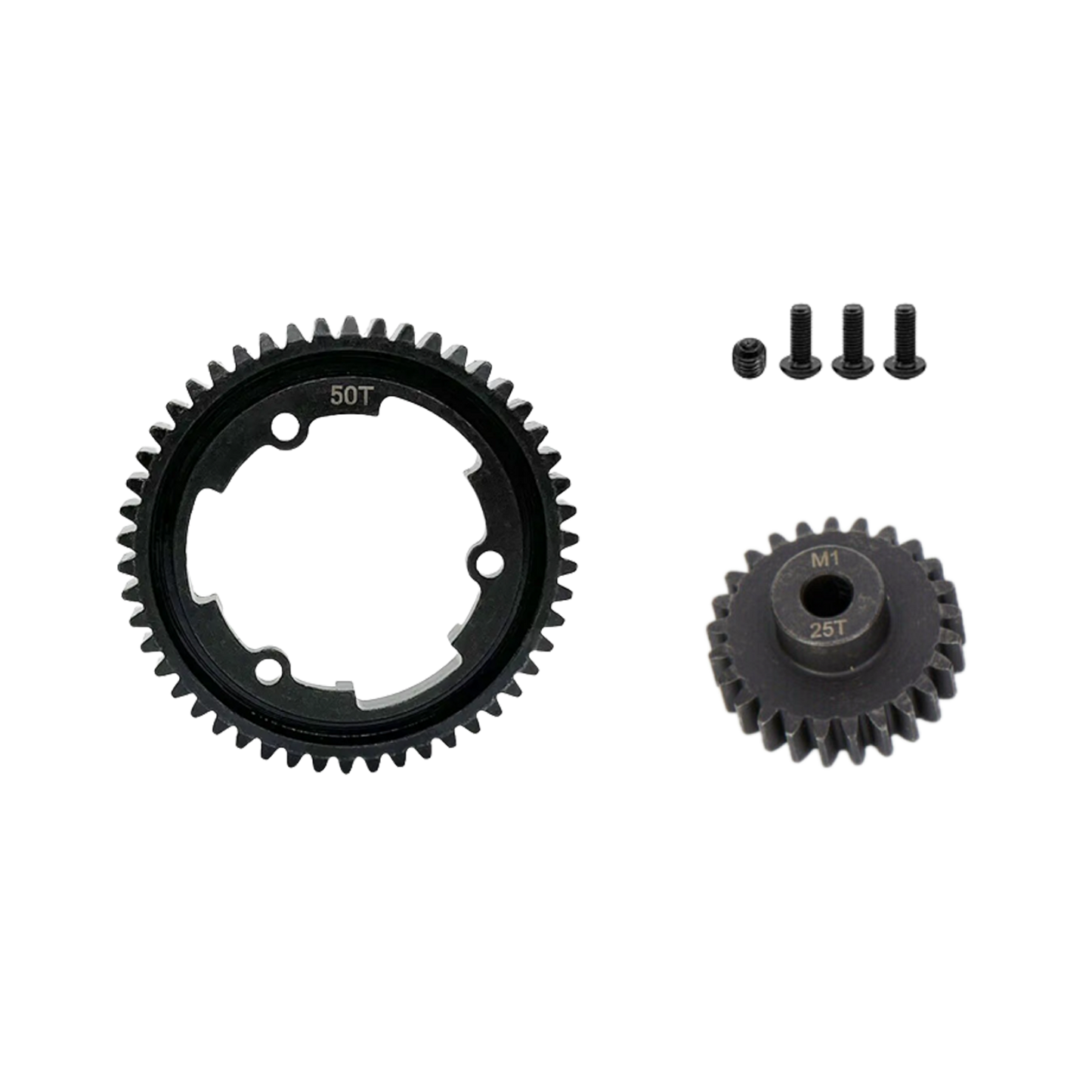 SpeedTek RC Heavy Duty Mod 1.0 Pinion Gear (5mm) (25T) & Spur Gear (50T) Combo