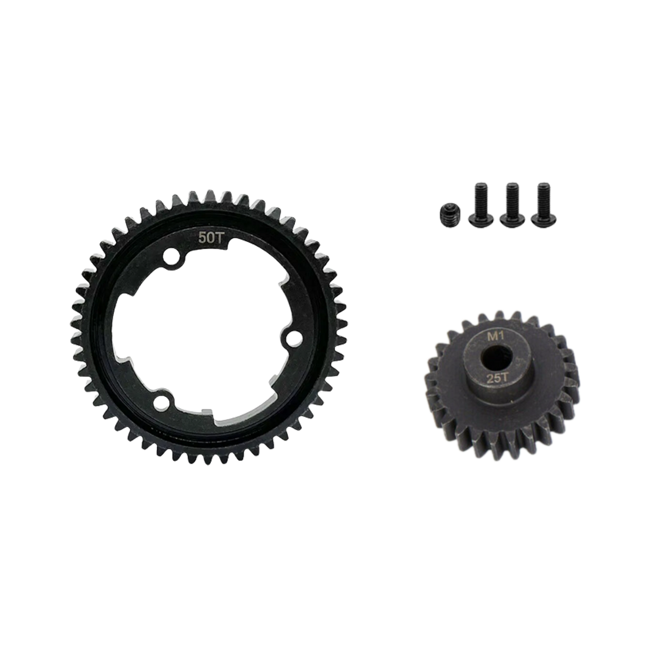 SpeedTek RC Heavy Duty Mod 1.0 Pinion Gear (5mm) (25T) & Spur Gear (50T) Combo