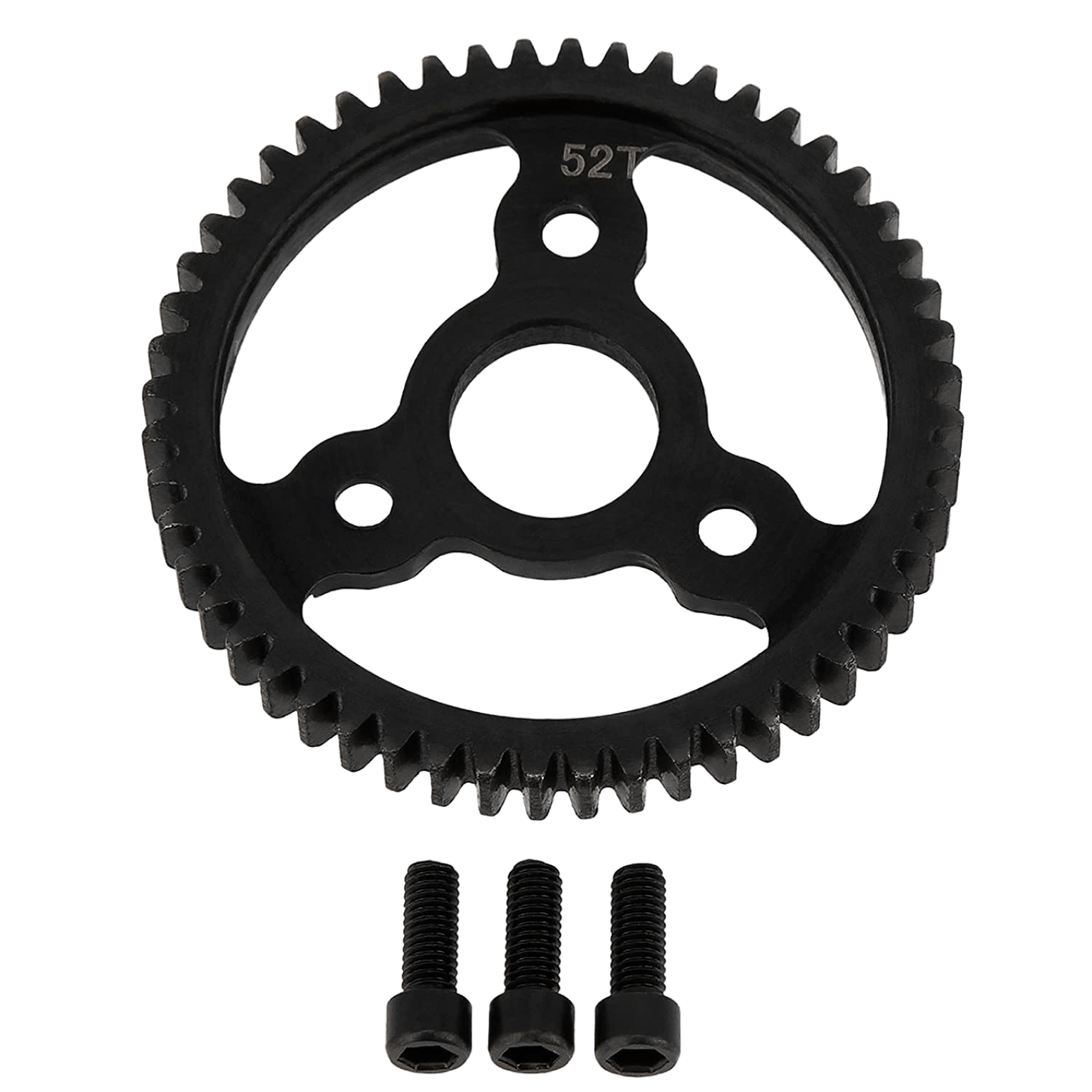 SpeedTek RC Hardened Steel Mod 0.8 Spur Gear (52T) for E-Revo, Jato 3.3, T-Maxx