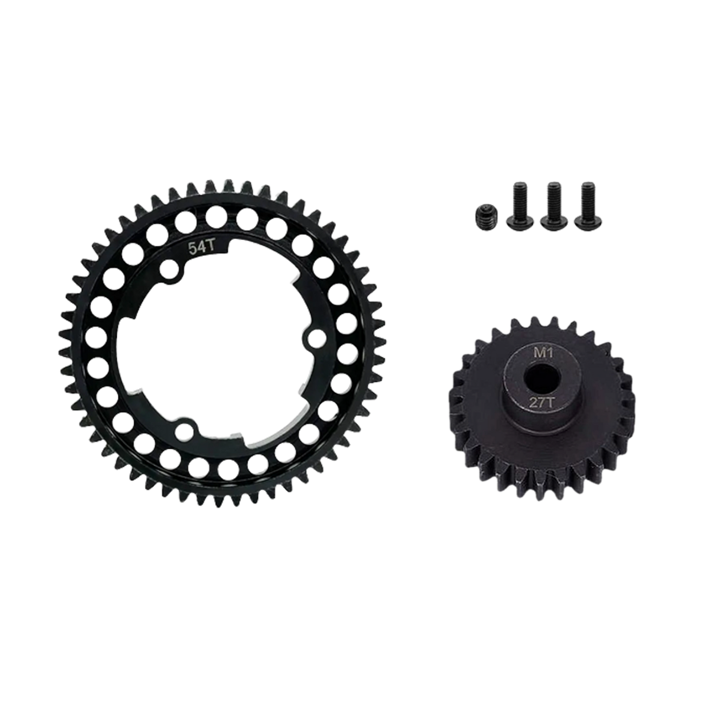 SpeedTek RC Heavy Duty Mod 1.0 Pinion Gear (5mm) (27T) & Spur Gear (54T) Combo