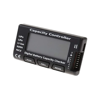 SpeedTek RC Hard Case Lipo, LiFe, Li-Ion, NiMH & NiCd Battery Capacity Checker