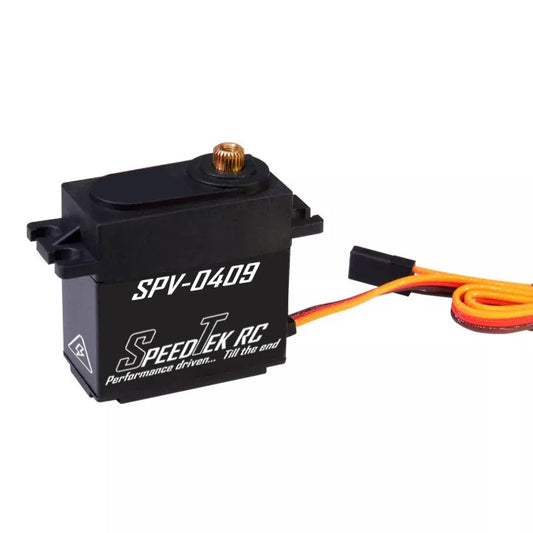 SpeedTek RC Standard Aluminum Waterproof 300+Oz Metal Gear Programmable Servo