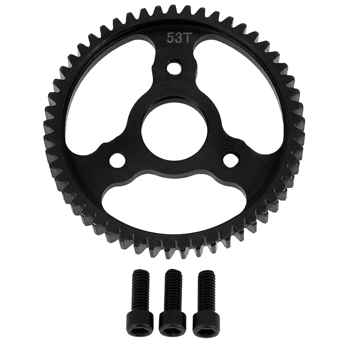 SpeedTek RC Hardened Steel Mod 0.8 Spur Gear (53T) for E-Revo, Jato 3.3, T-Maxx