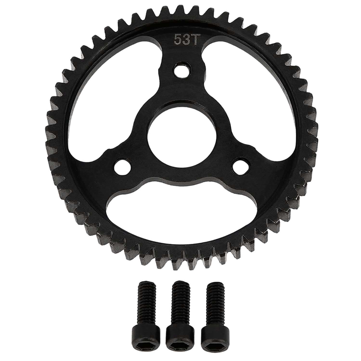 SpeedTek RC Hardened Steel Mod 0.8 Spur Gear (53T) for E-Revo, Jato 3.3, T-Maxx