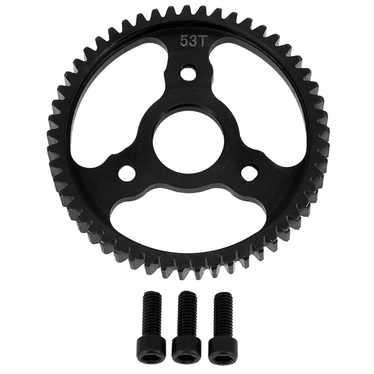 SpeedTek RC Hardened Steel Mod 0.8 Spur Gear (53T) for E-Revo, Jato 3.3, T-Maxx