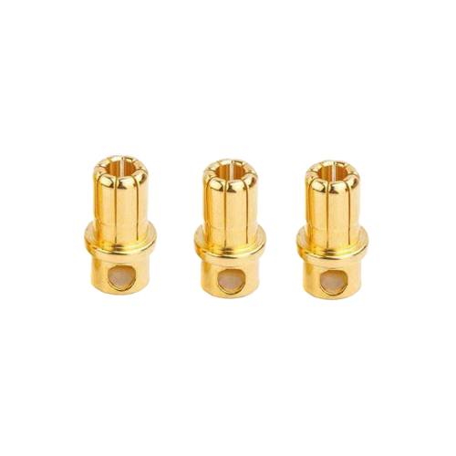 SpeedTek RC 8.0mm High Current Bullet Connectors (3 Male)