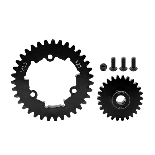 SpeedTek RC Heavy Duty Mod 1.5 Pinion Gear (8mm) (26T) & Spur Gear (32T) Combo