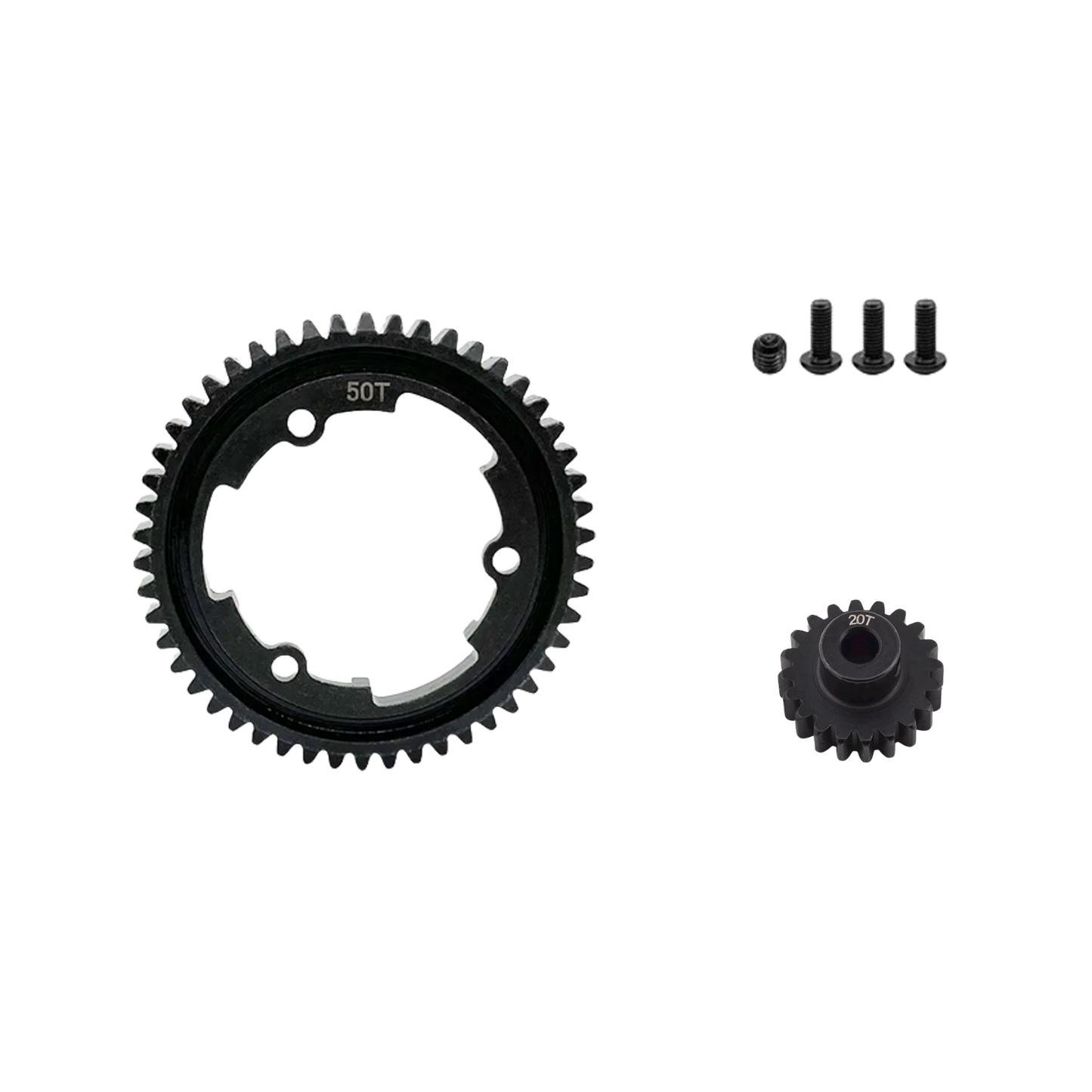 SpeedTek RC Heavy Duty Mod 1.0 Pinion Gear (5mm) (20T) & Spur Gear (50T) Combo