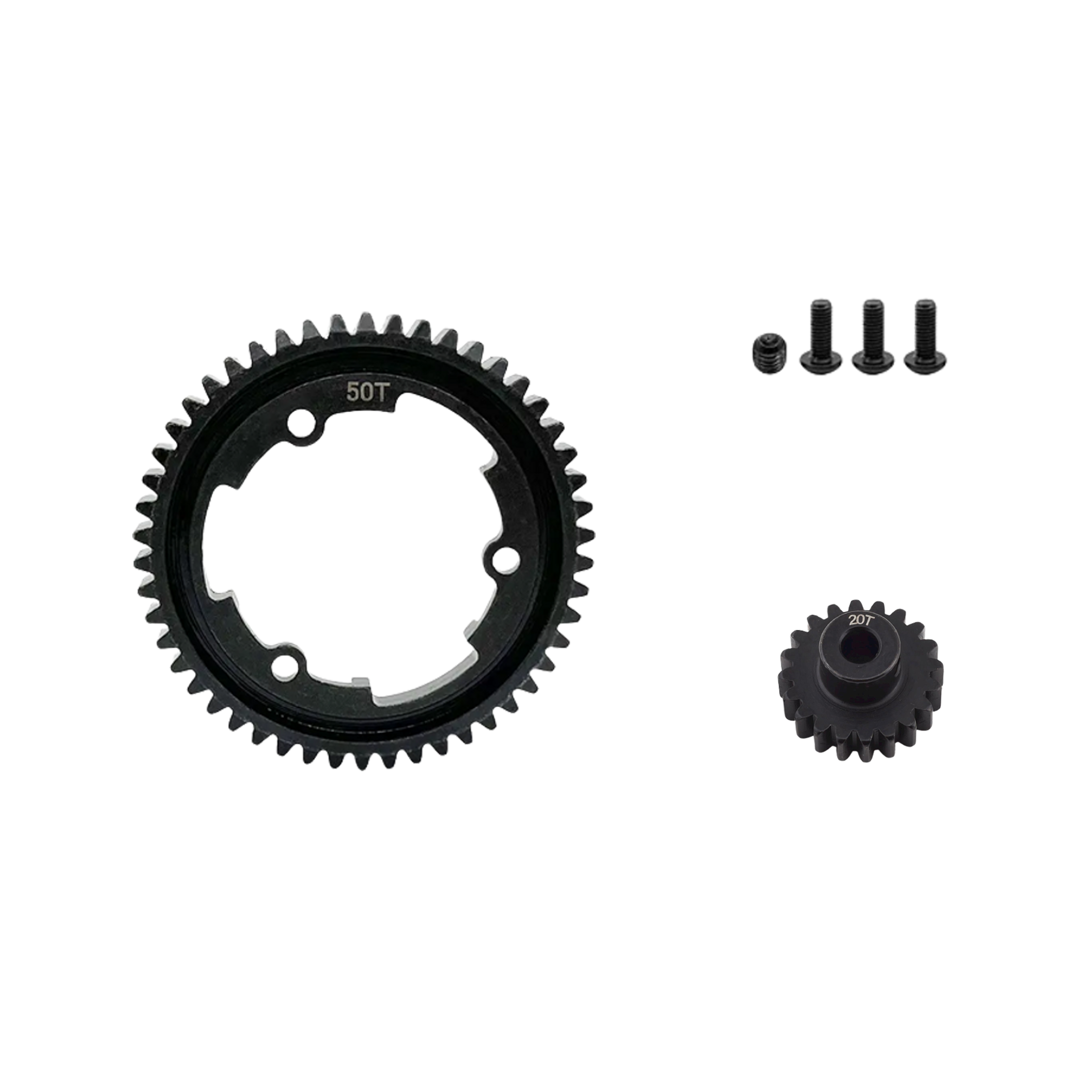 SpeedTek RC Heavy Duty Mod 1.0 Pinion Gear (5mm) (20T) & Spur Gear (50T) Combo