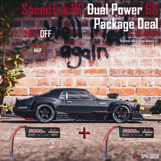 SpeedTek RC Dual Power 6S Package Deal (5000 Series)