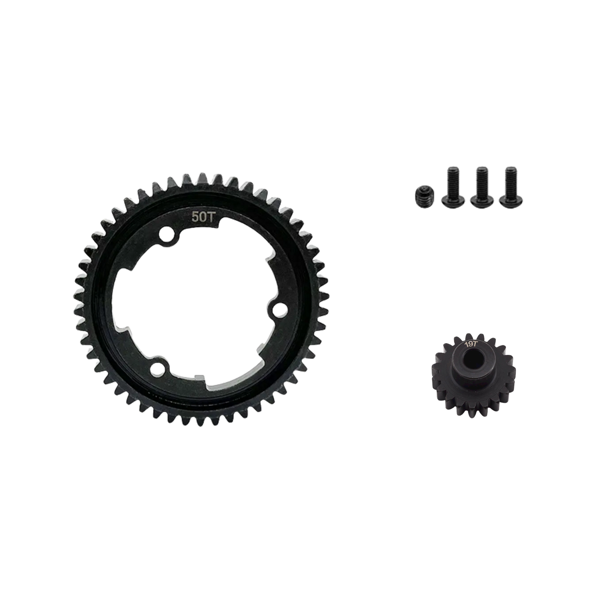 SpeedTek RC Heavy Duty Mod 1.0 Pinion Gear (5mm) (19T) & Spur Gear (50T) Combo