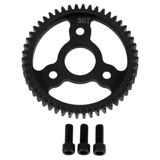 SpeedTek RC Hardened Steel Mod 0.8 Spur Gear (50T) for E-Revo, Jato 3.3, T-Maxx