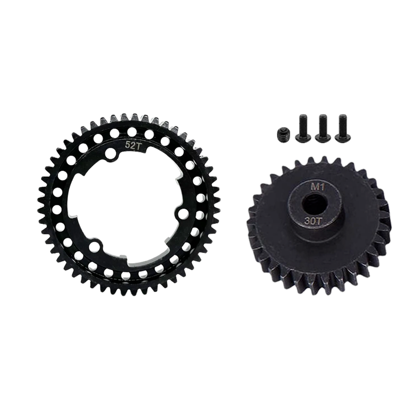 SpeedTek RC Heavy Duty Mod 1.0 Pinion Gear (5mm) (30T) & Spur Gear (52T) Combo