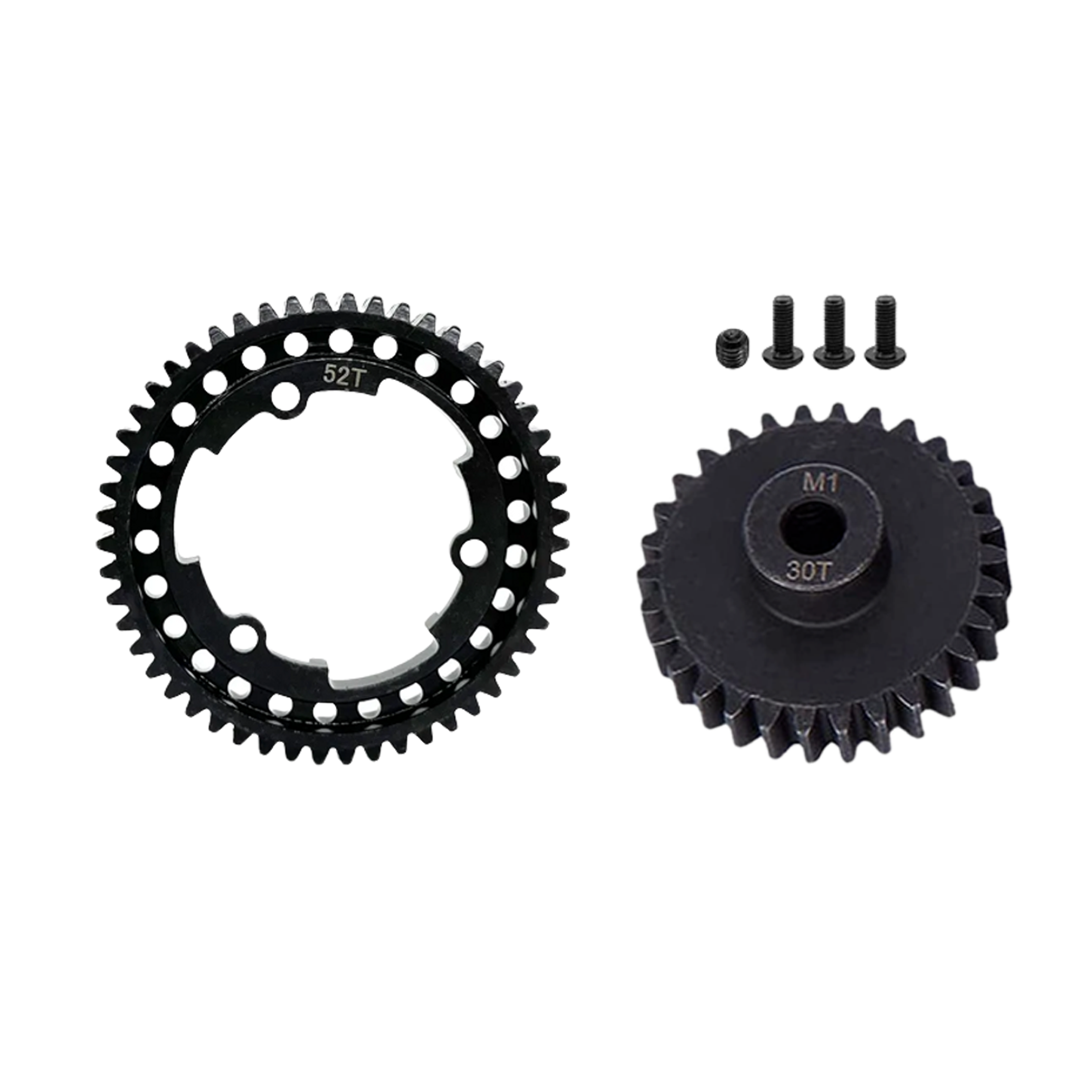 SpeedTek RC Heavy Duty Mod 1.0 Pinion Gear (5mm) (30T) & Spur Gear (52T) Combo