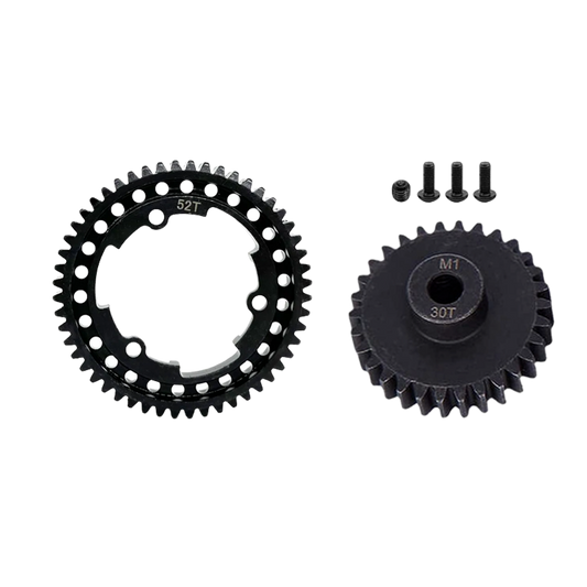 SpeedTek RC Heavy Duty Mod 1.0 Pinion Gear (5mm) (30T) & Spur Gear (52T) Combo