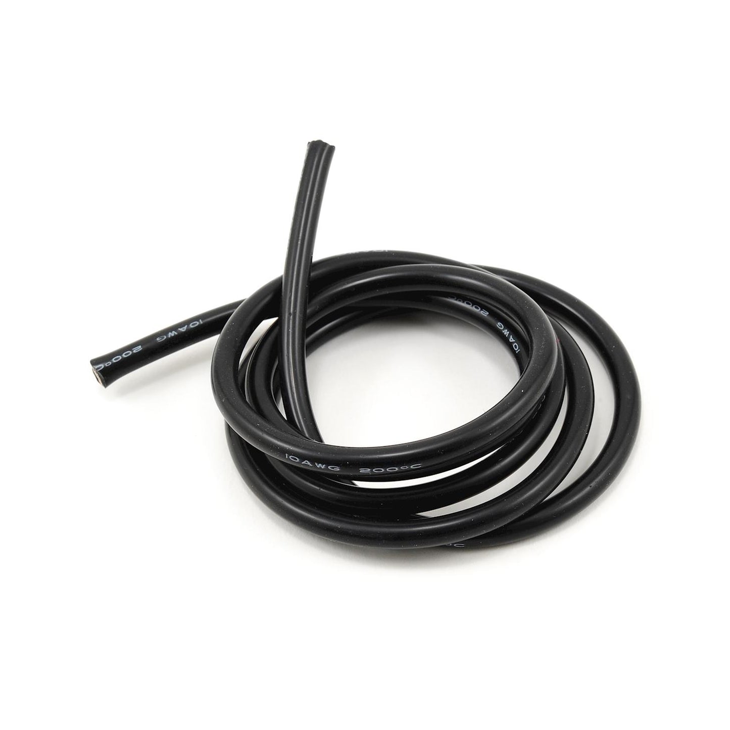 SpeedTek RC 10awg Black Silicone Hookup Wire (1 Meter)