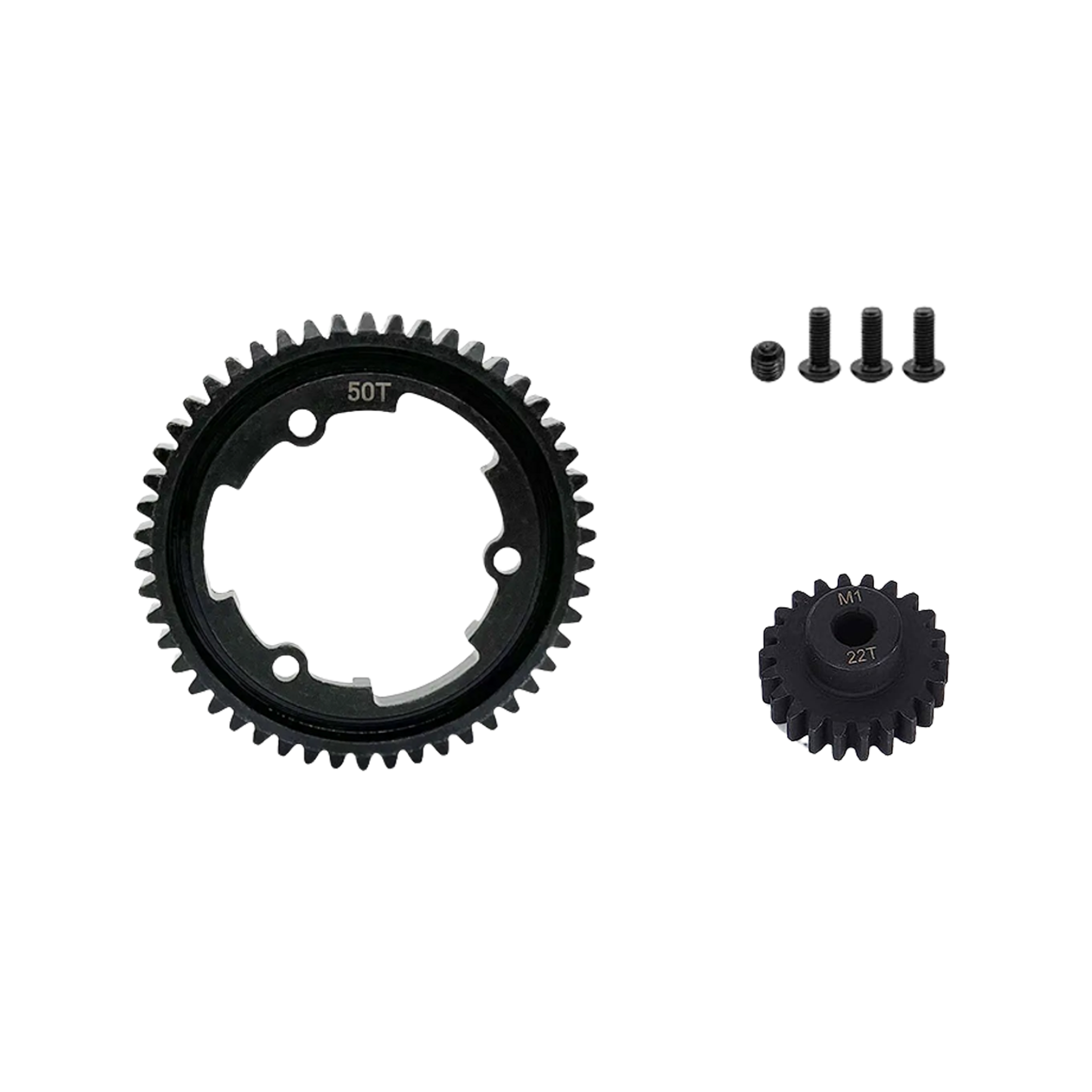 SpeedTek RC Heavy Duty Mod 1.0 Pinion Gear (5mm) (22T) & Spur Gear (50T) Combo