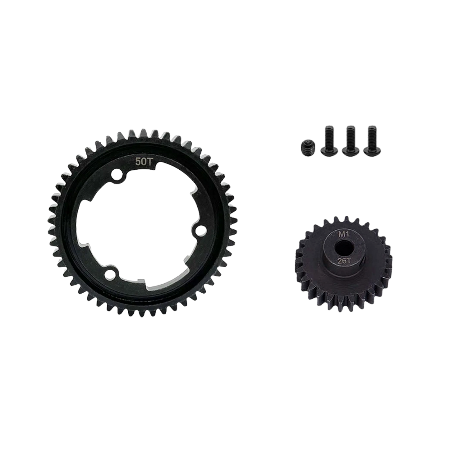 SpeedTek RC Heavy Duty Mod 1.0 Pinion Gear (5mm) (26T) & Spur Gear (50T) Combo